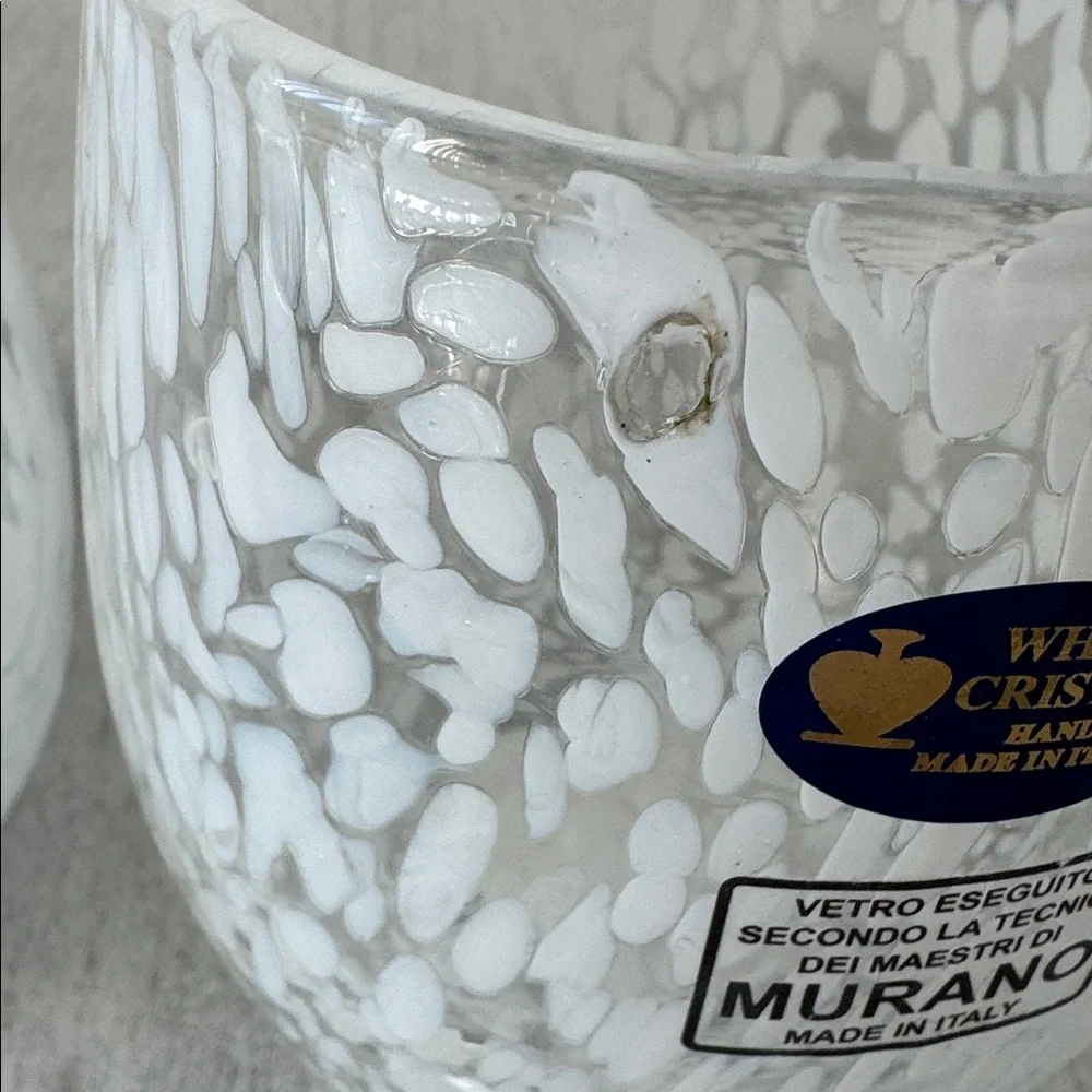 Murano set white